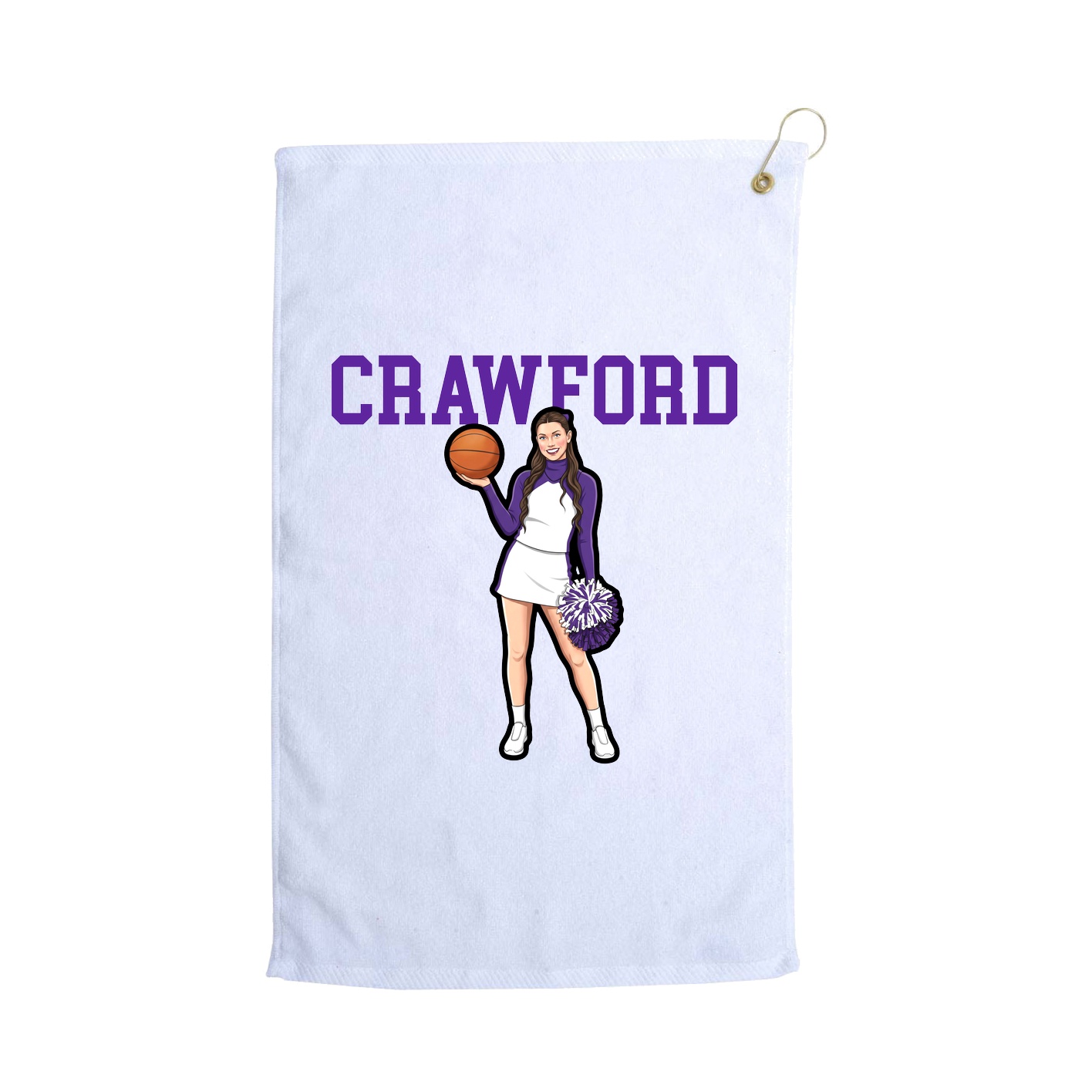 Golf Towel — Shirsey in White