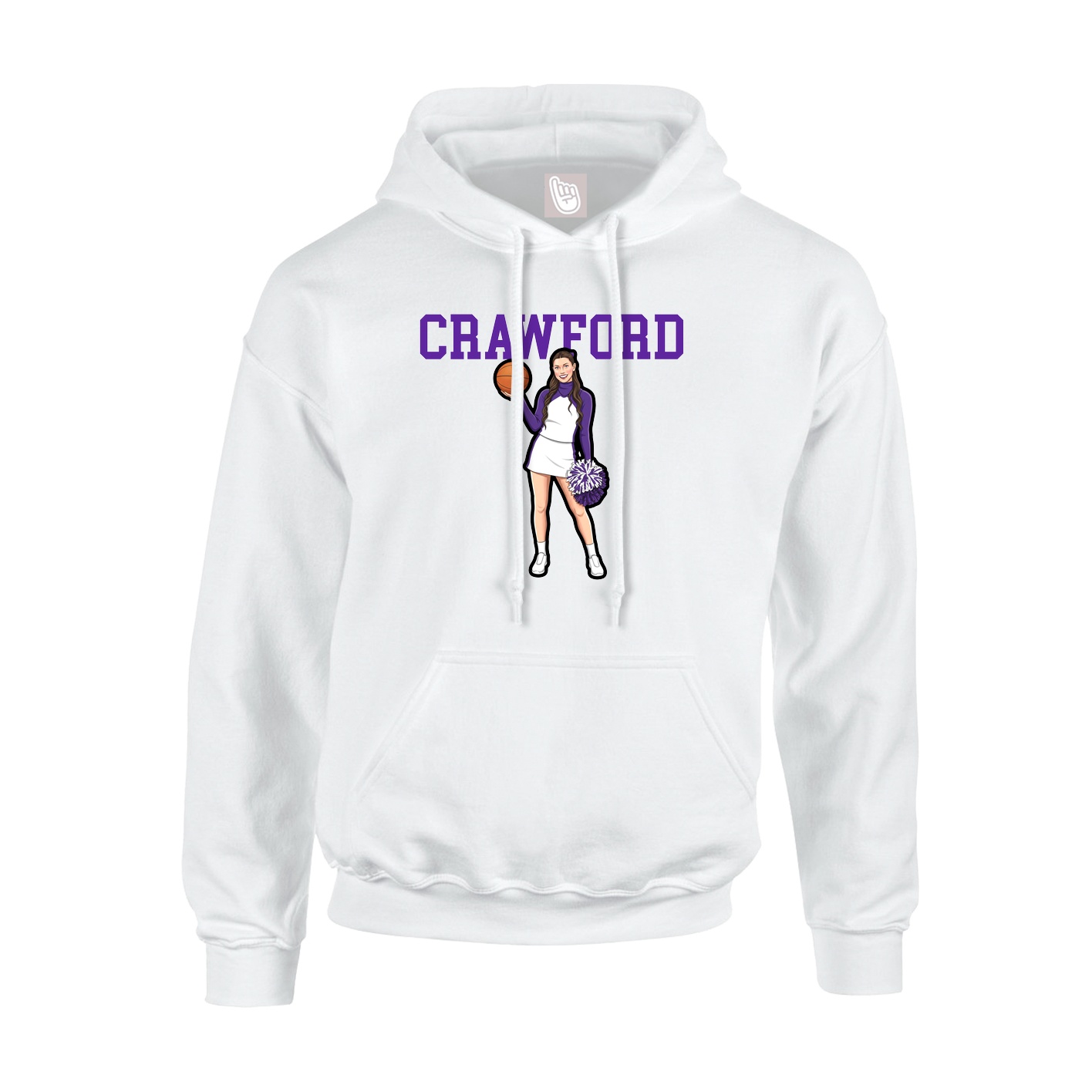 Hoodie — Shirsey in White
