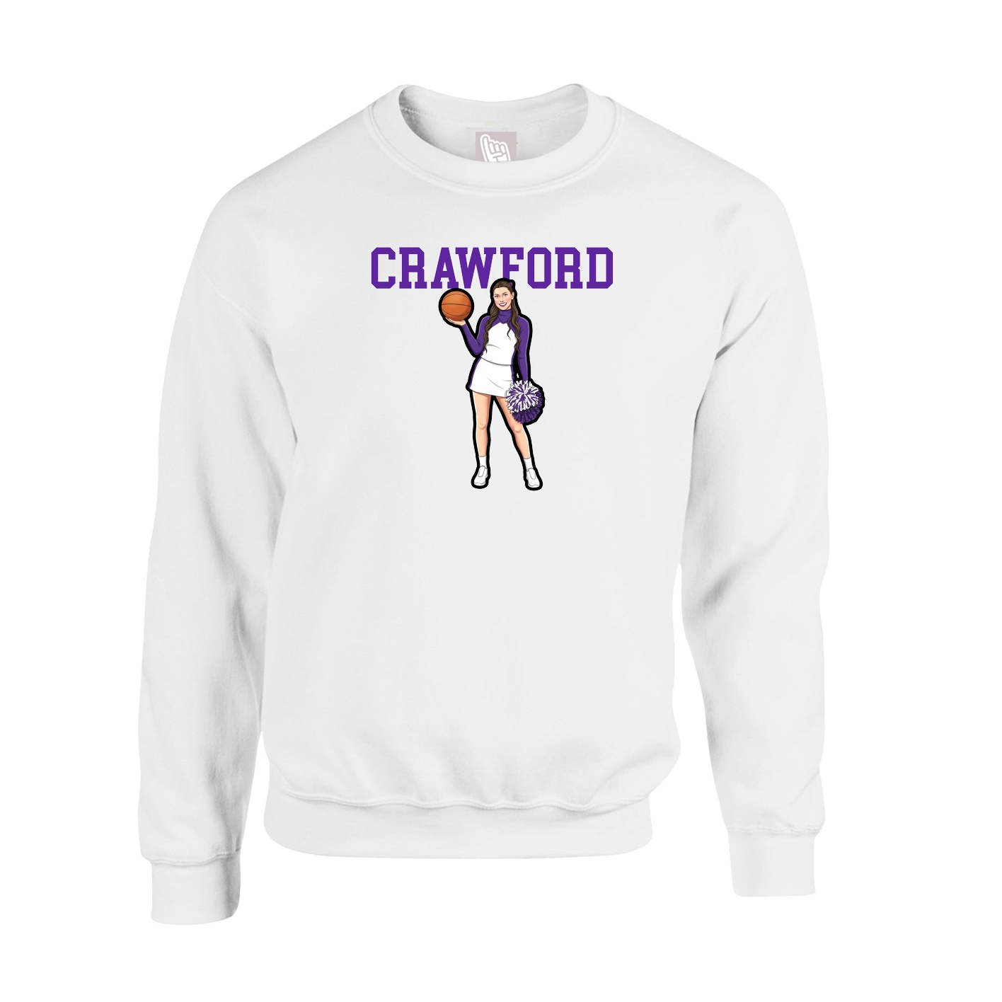 Fleece Crew — Shirsey in White