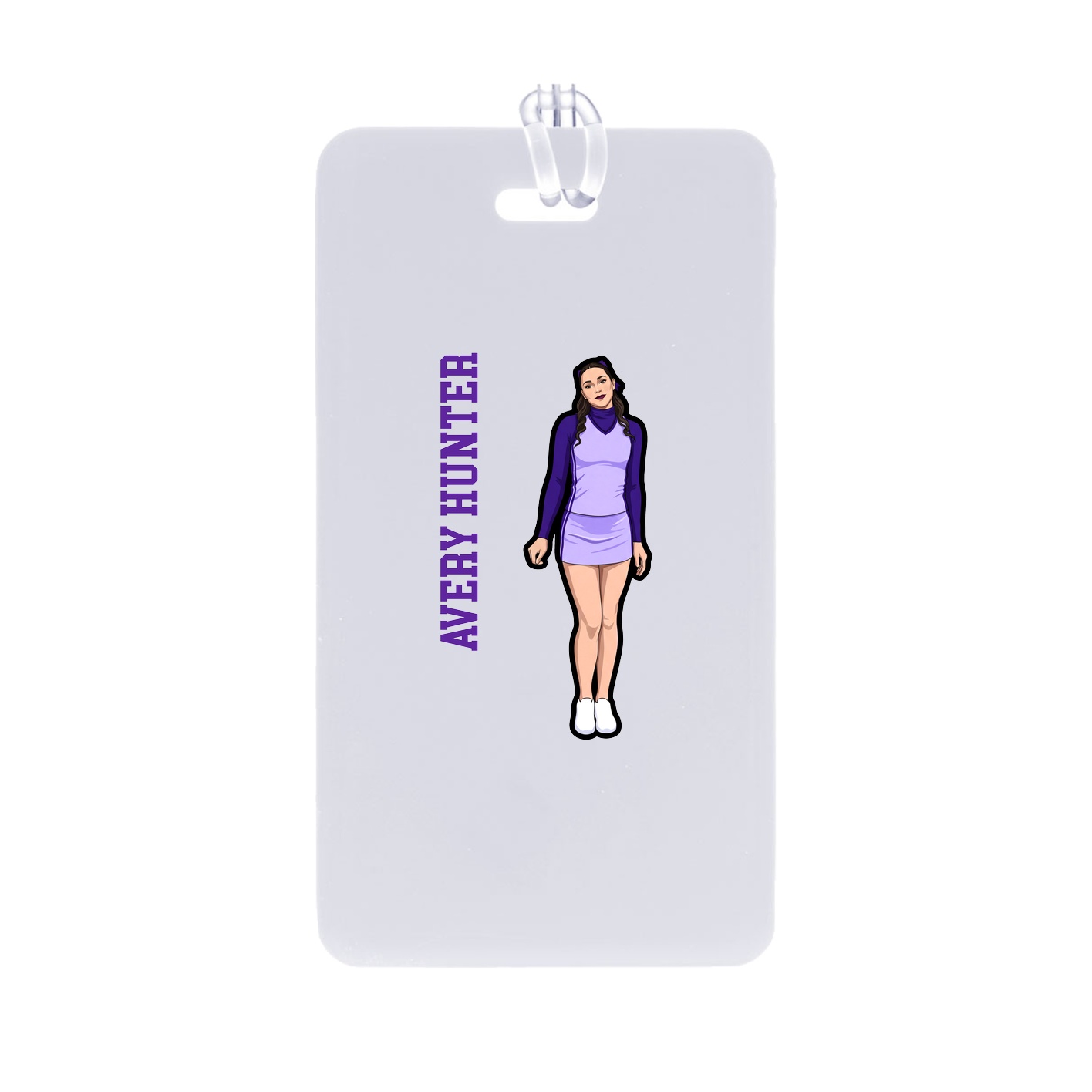 Bag Tag — Name Vertical in Classic