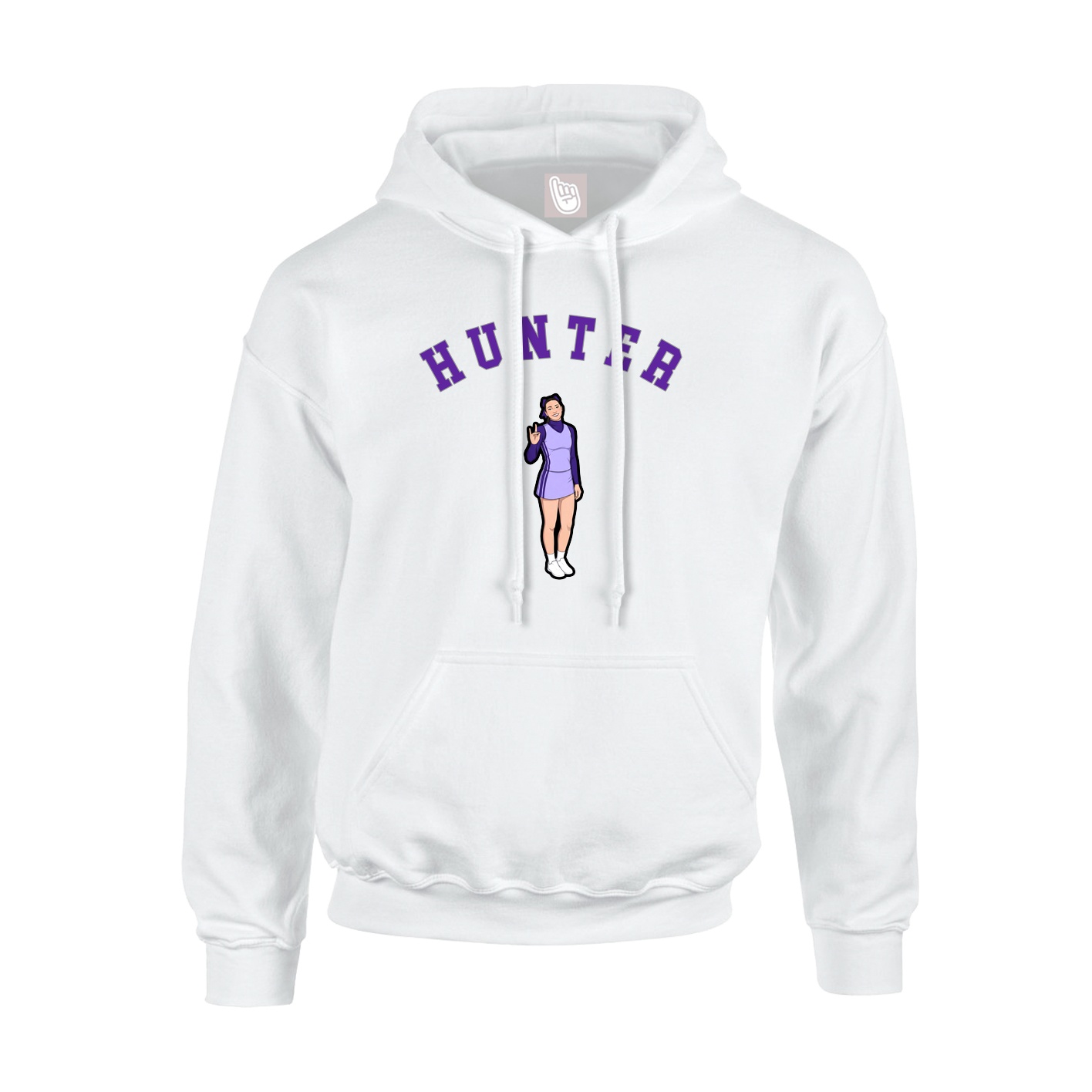 Hoodie — Shirsey Arch in White