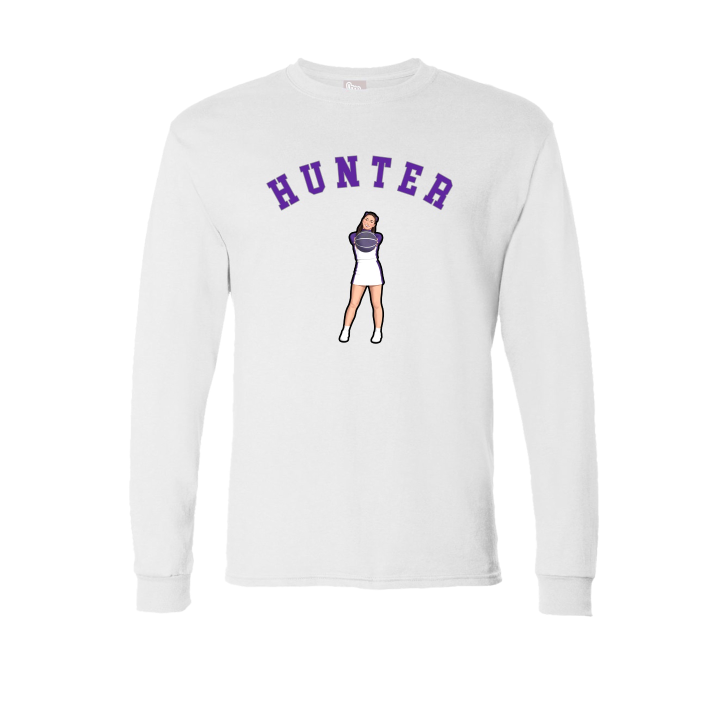 Long Sleeve Tee — Shirsey Arch in White