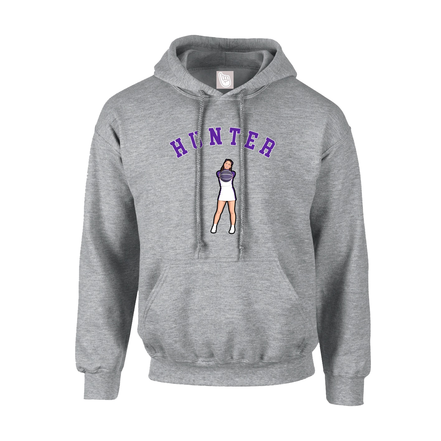 Youth Hoodie — Shirsey Arch in Grey