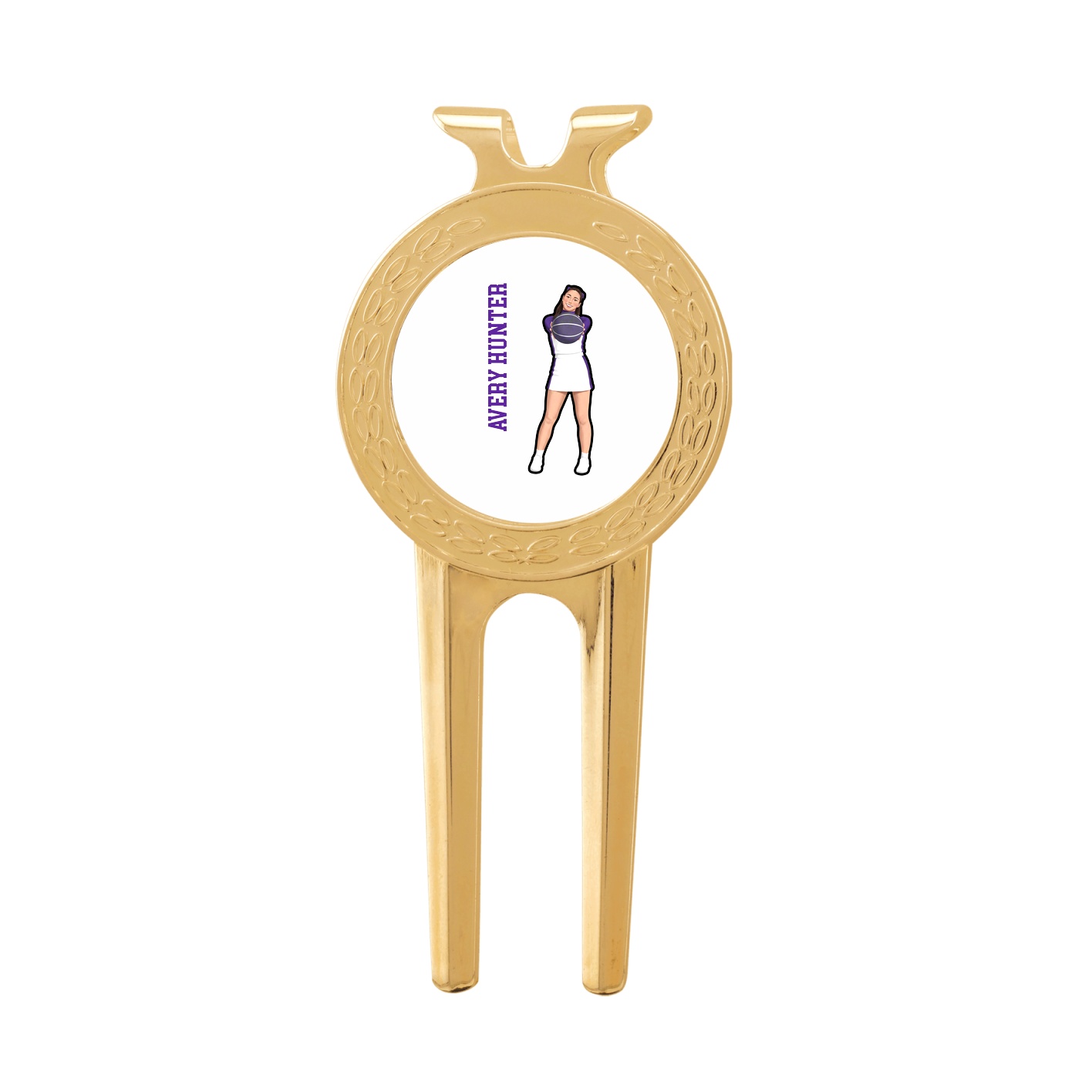 Divot Tool with Ball Marker — Name Vertical in Classic