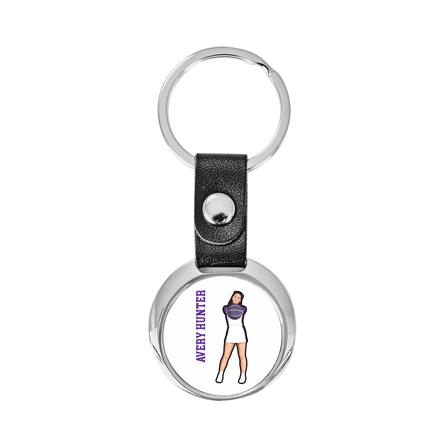 Key Chain — Name Vertical in Classic