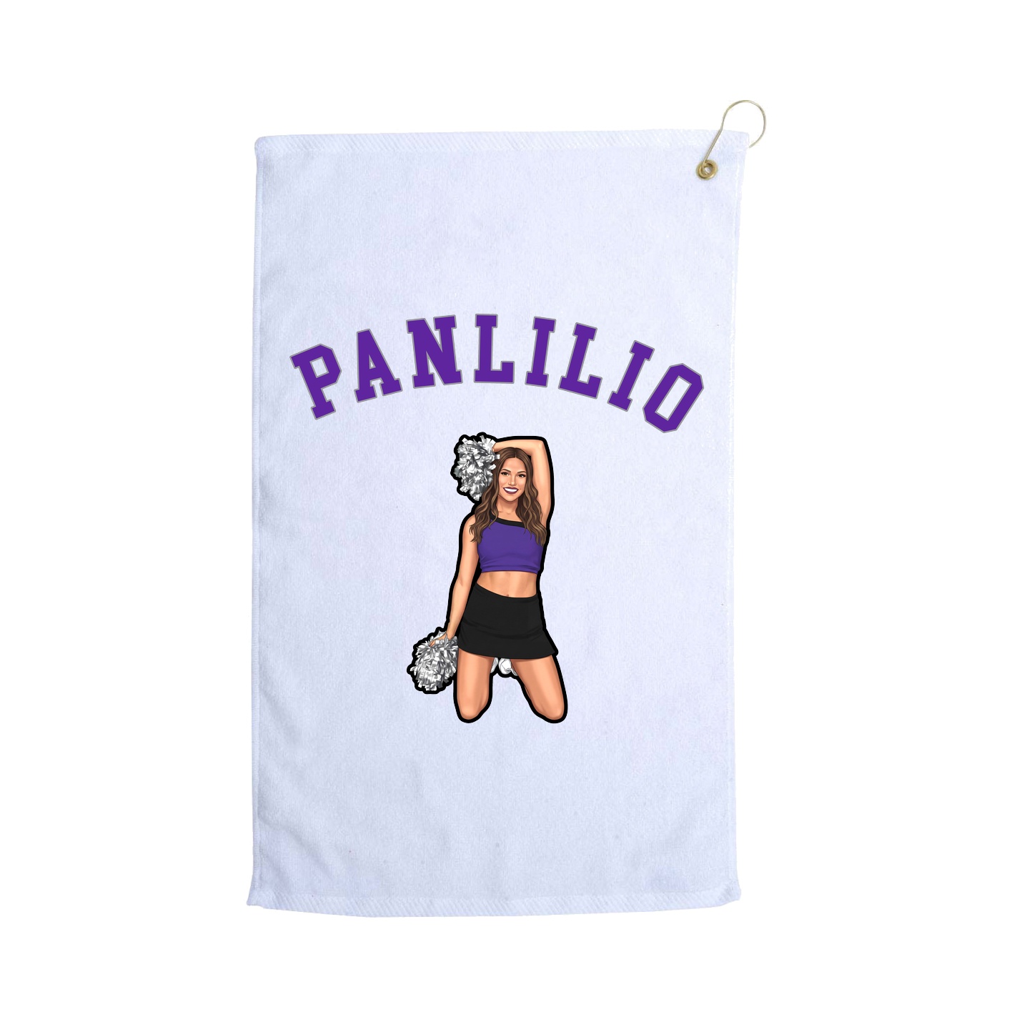 Golf Towel — Shirsey Arch in White