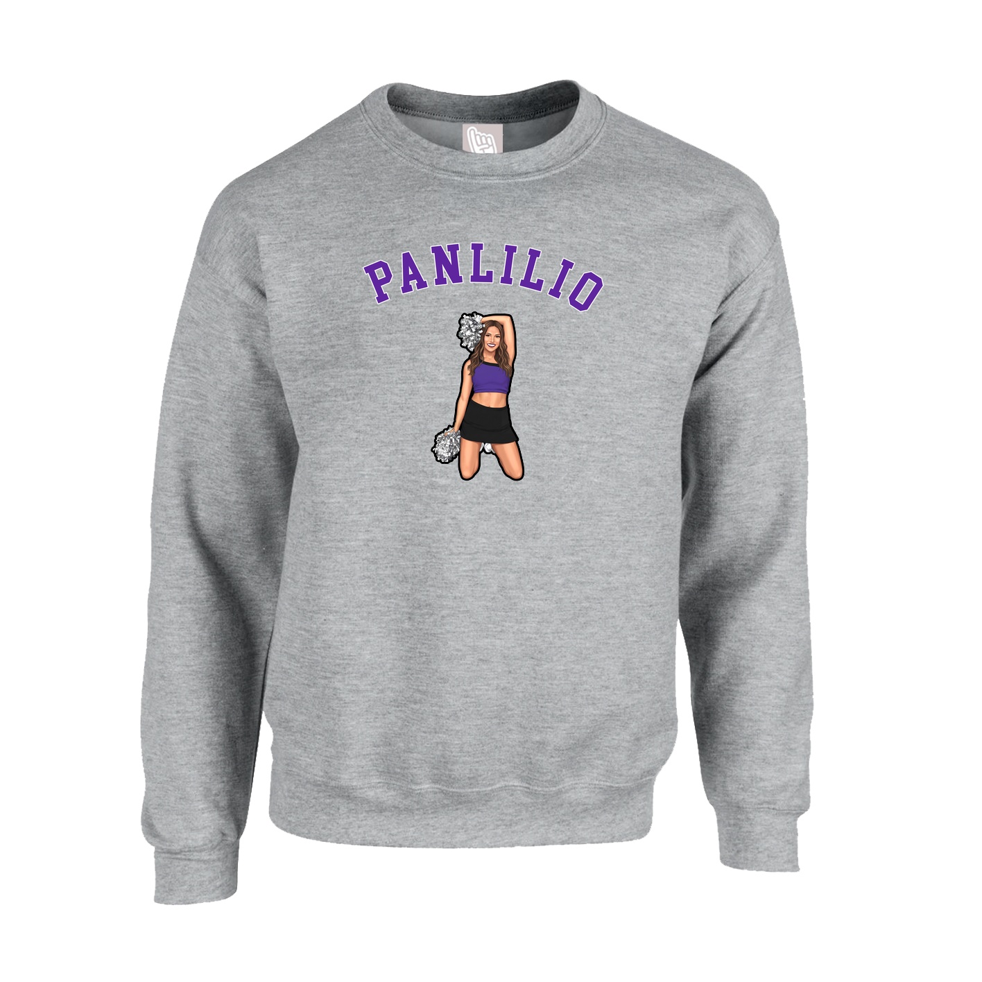 Fleece Crew — Shirsey Arch in Grey