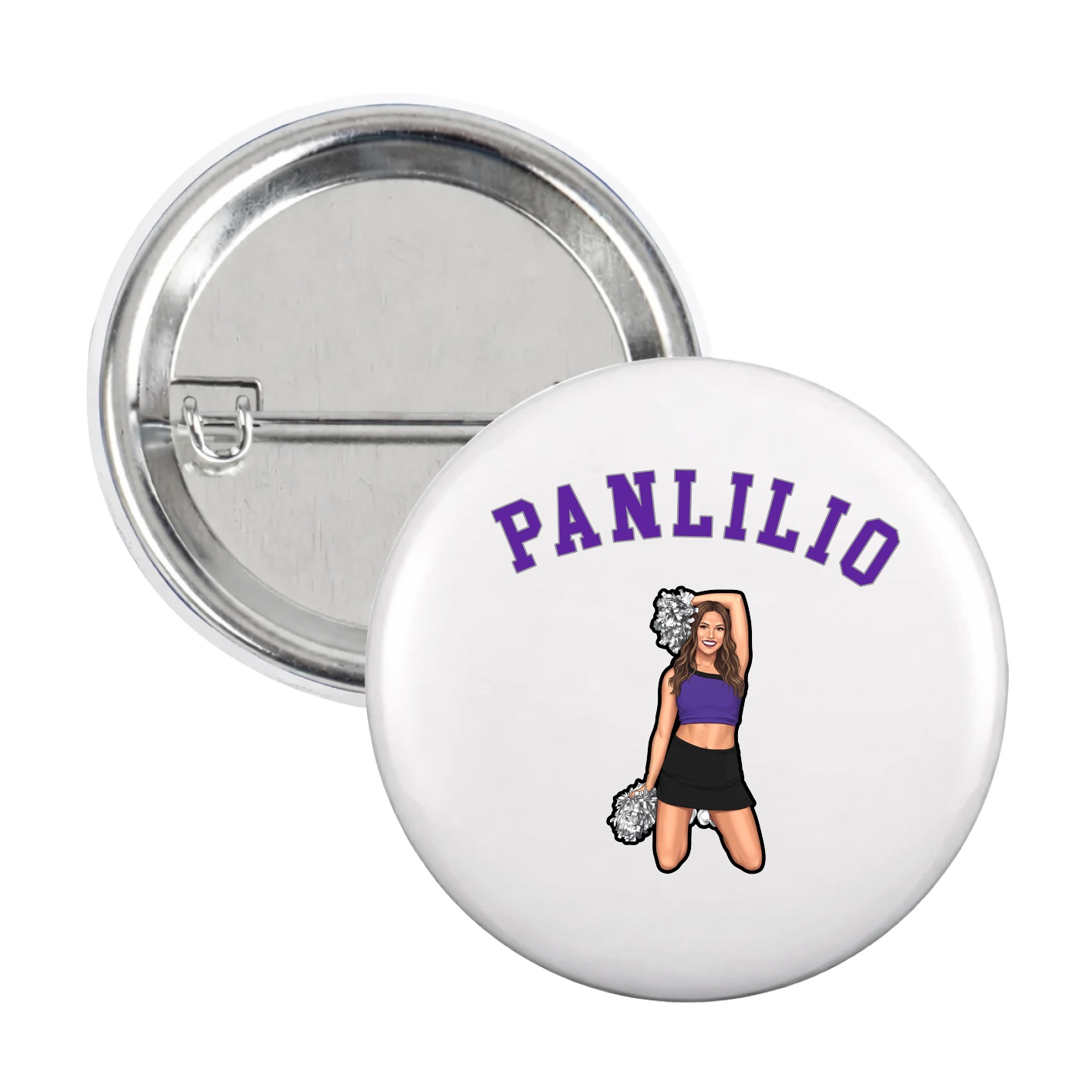 Game Day Button — Shirsey Arch in White