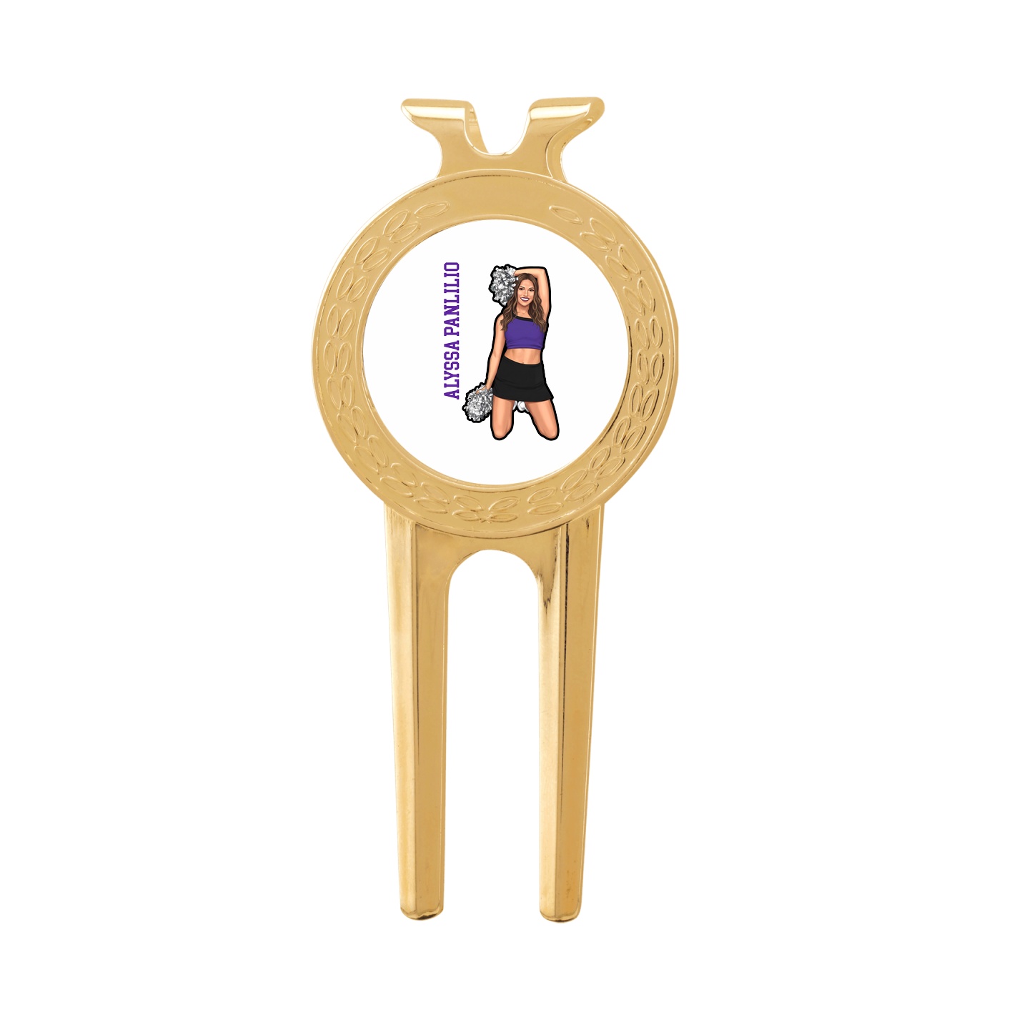 Divot Tool with Ball Marker — Name Vertical in Classic