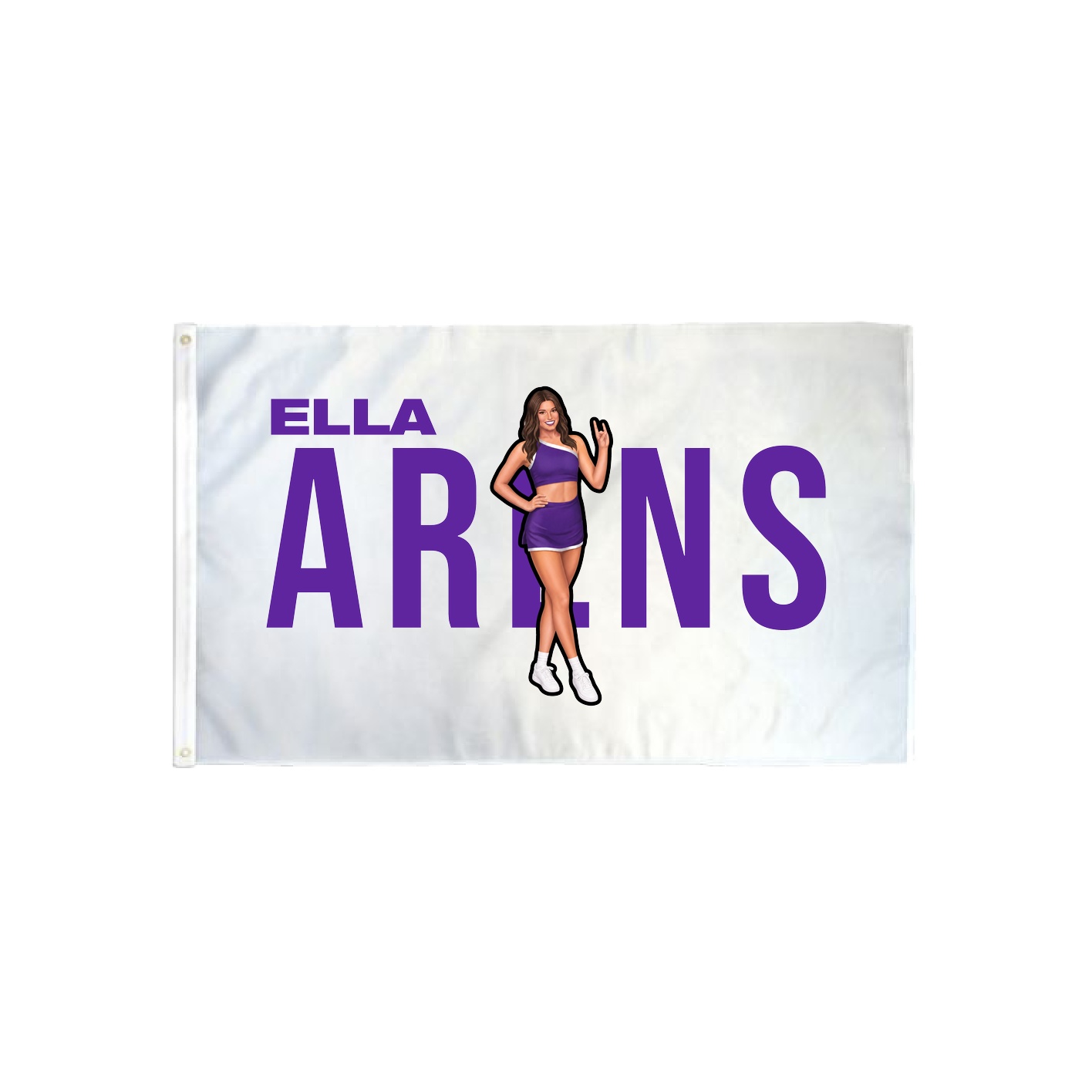 3x5 Flag — Player Name in Classic
