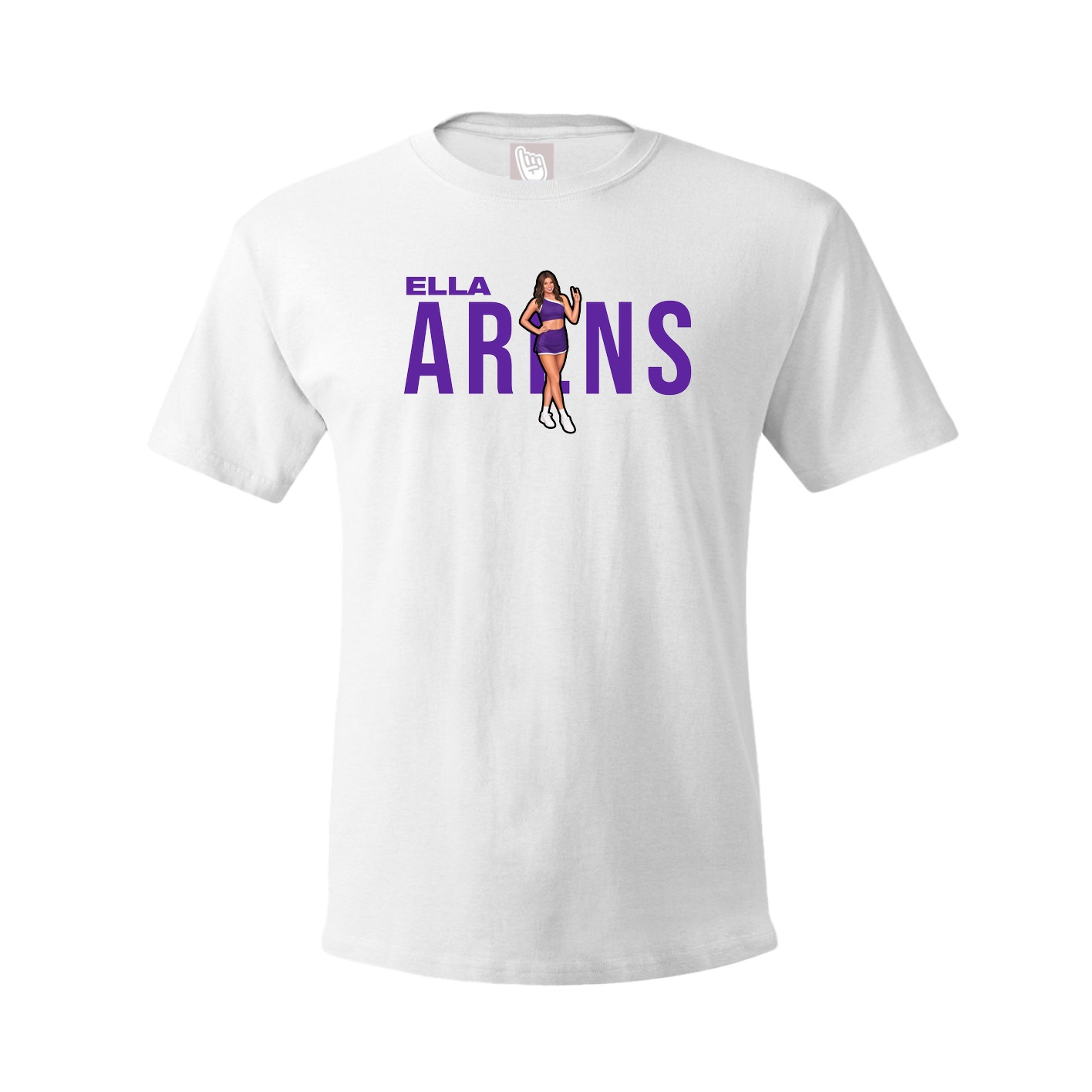 Youth Tee — Player Name in White