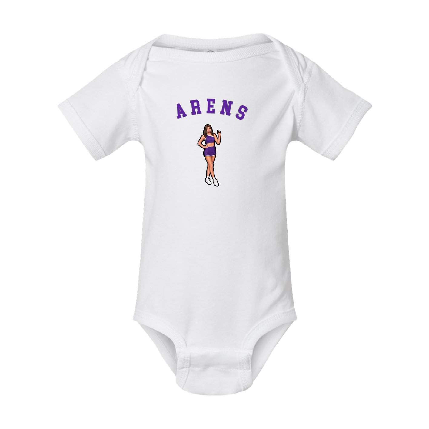 Baby Onesie — Shirsey Arch in White