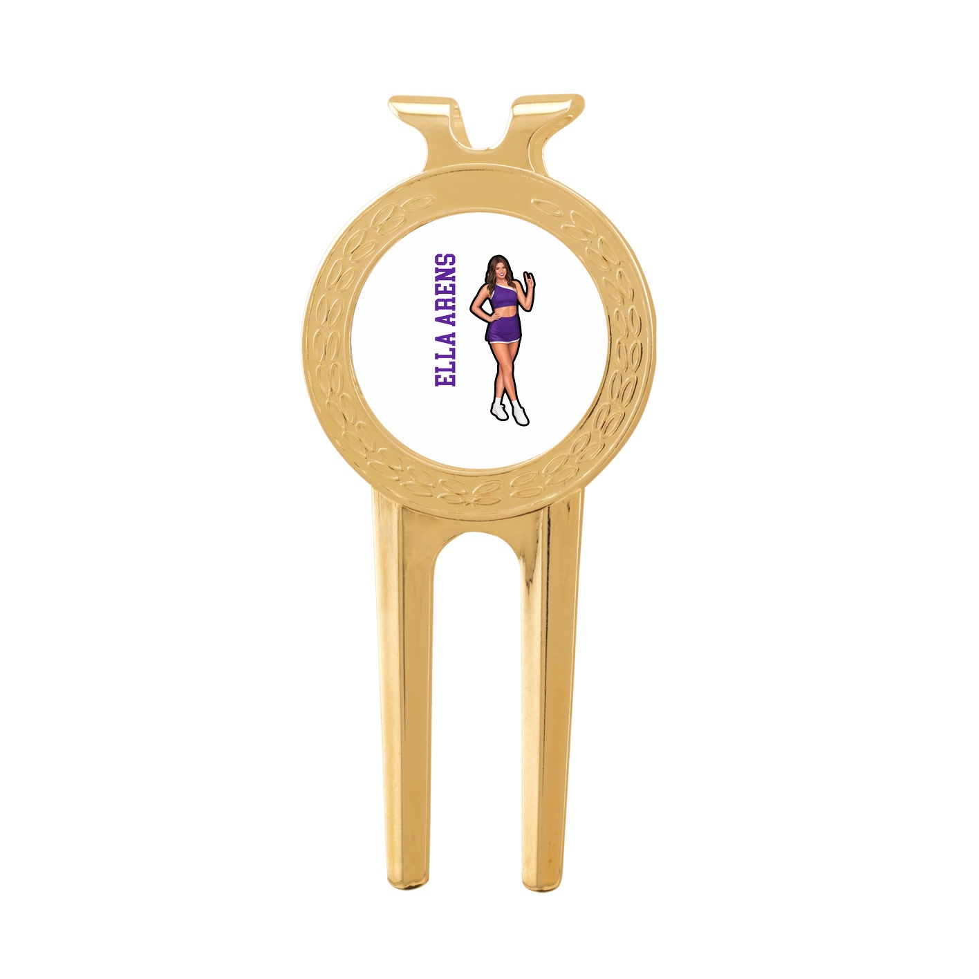 Divot Tool with Ball Marker — Name Vertical in Classic