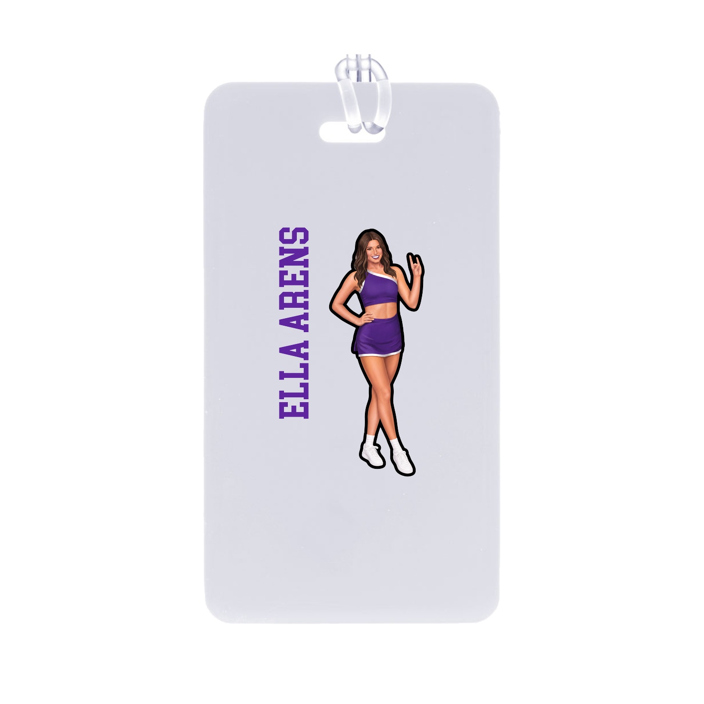 Bag Tag — Name Vertical in Classic