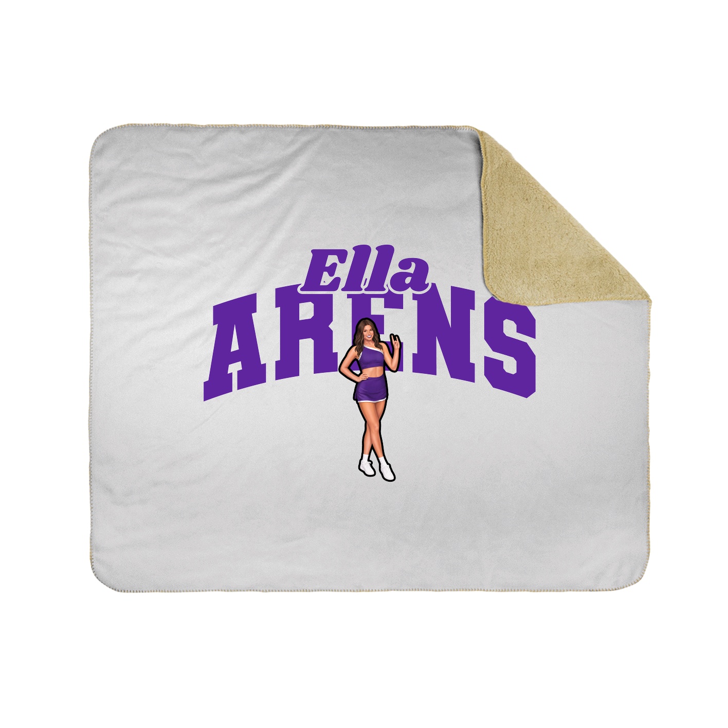Throw Blanket — Signature Arch in White