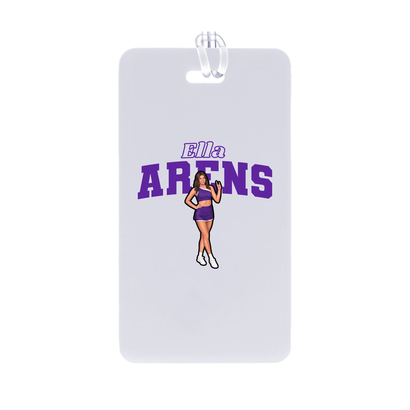Bag Tag — Name Arch in Classic
