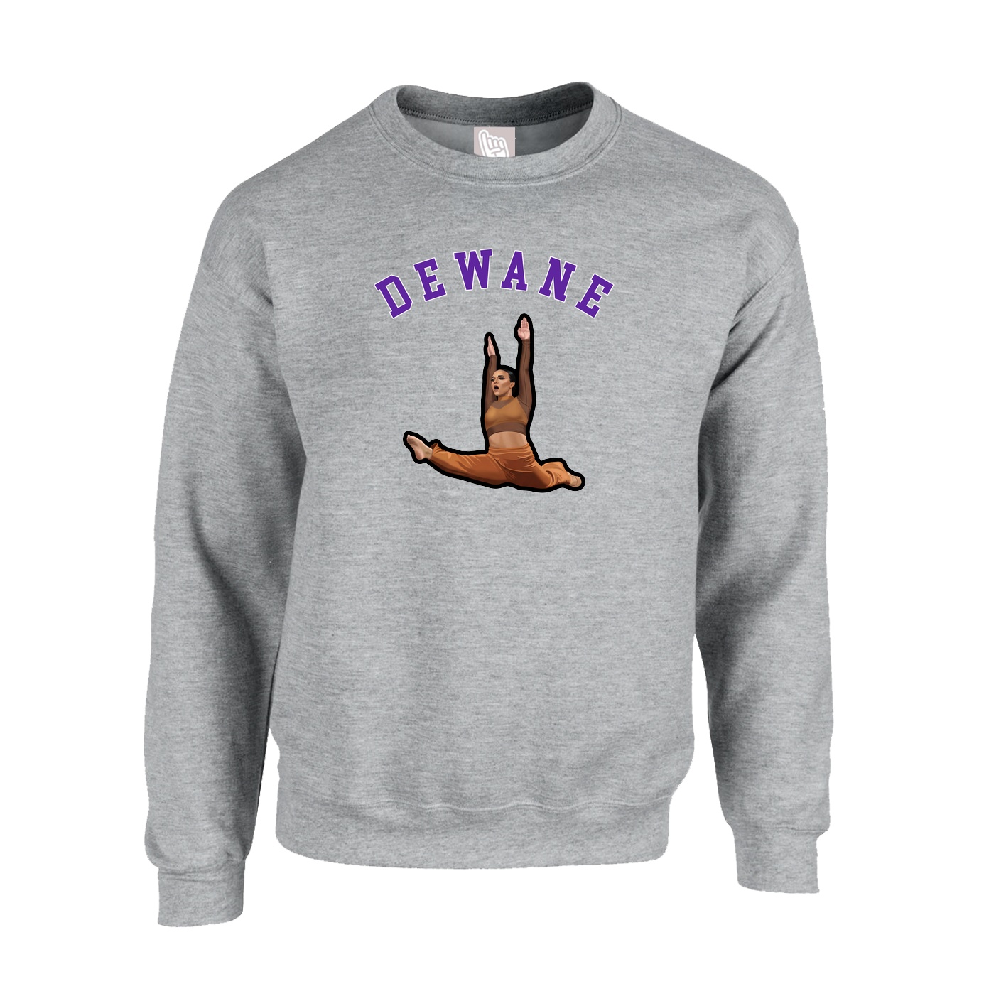 Fleece Crew — Shirsey Arch in Grey