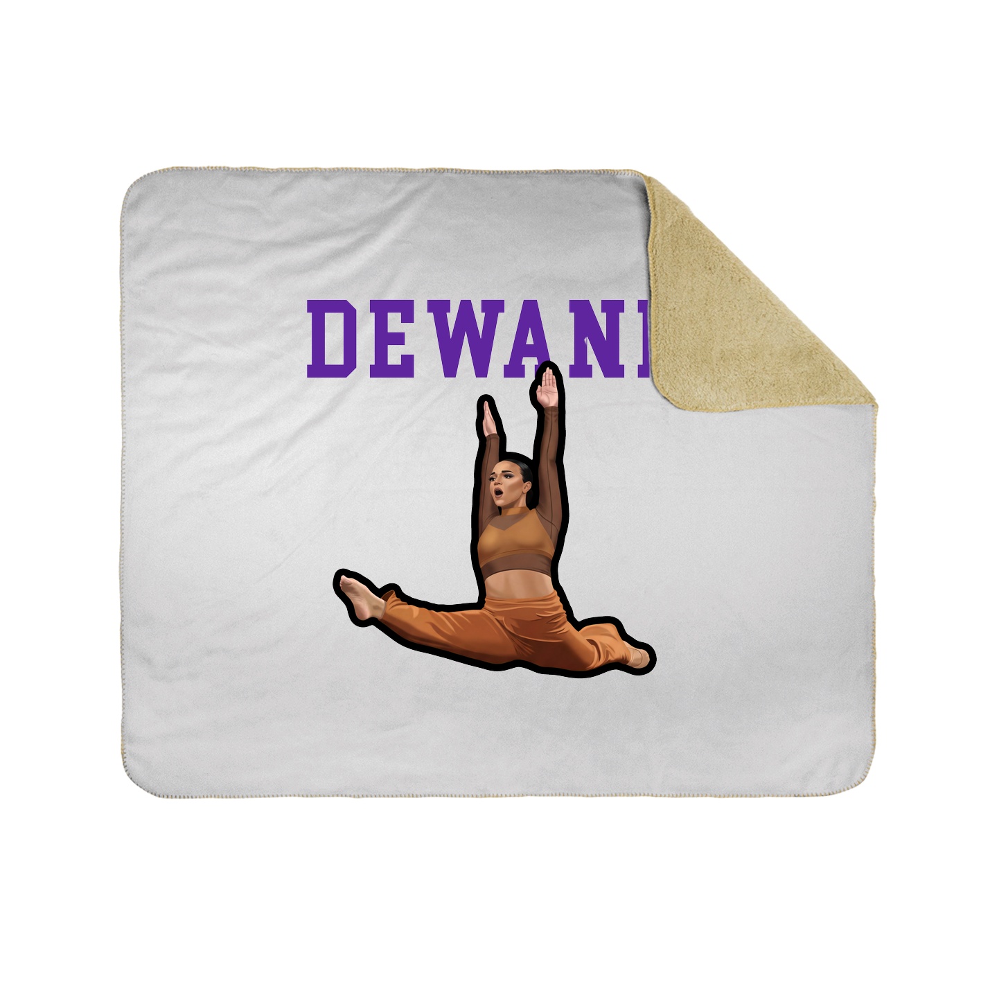 Throw Blanket — Shirsey in White