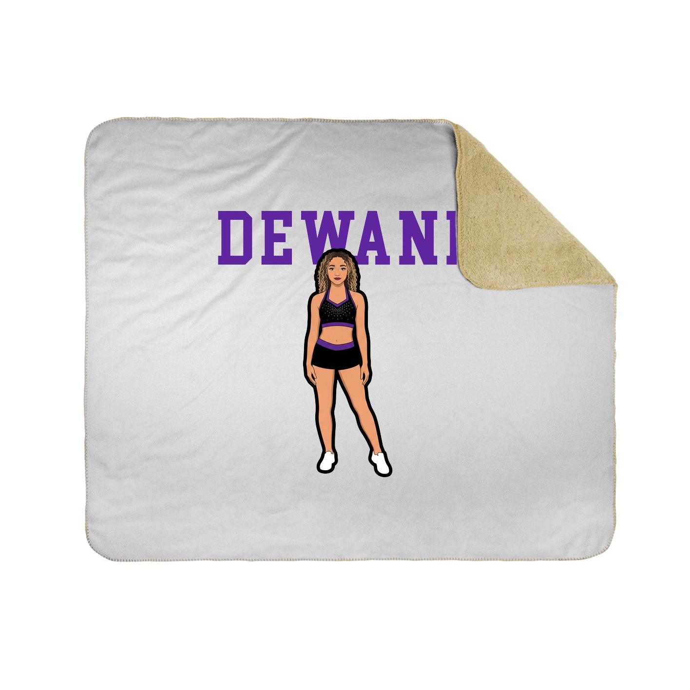 Throw Blanket — Shirsey in White