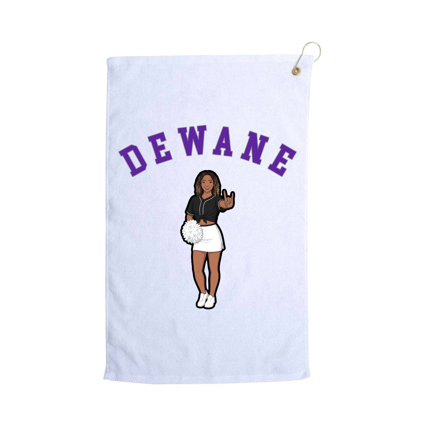 Golf Towel — Shirsey Arch in White