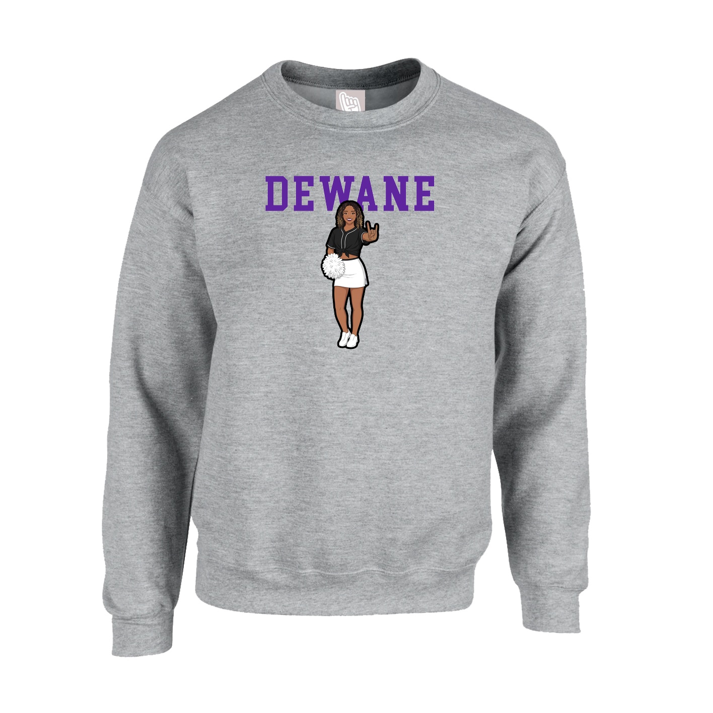 Fleece Crew — Shirsey in Grey