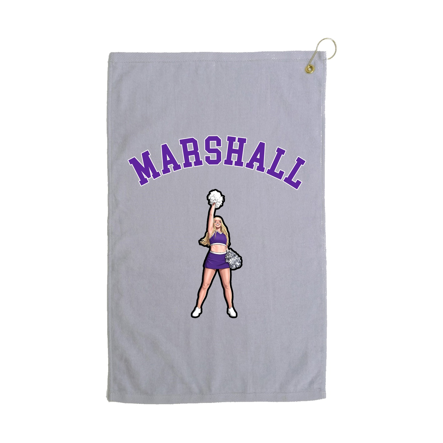 Golf Towel — Shirsey Arch in Grey