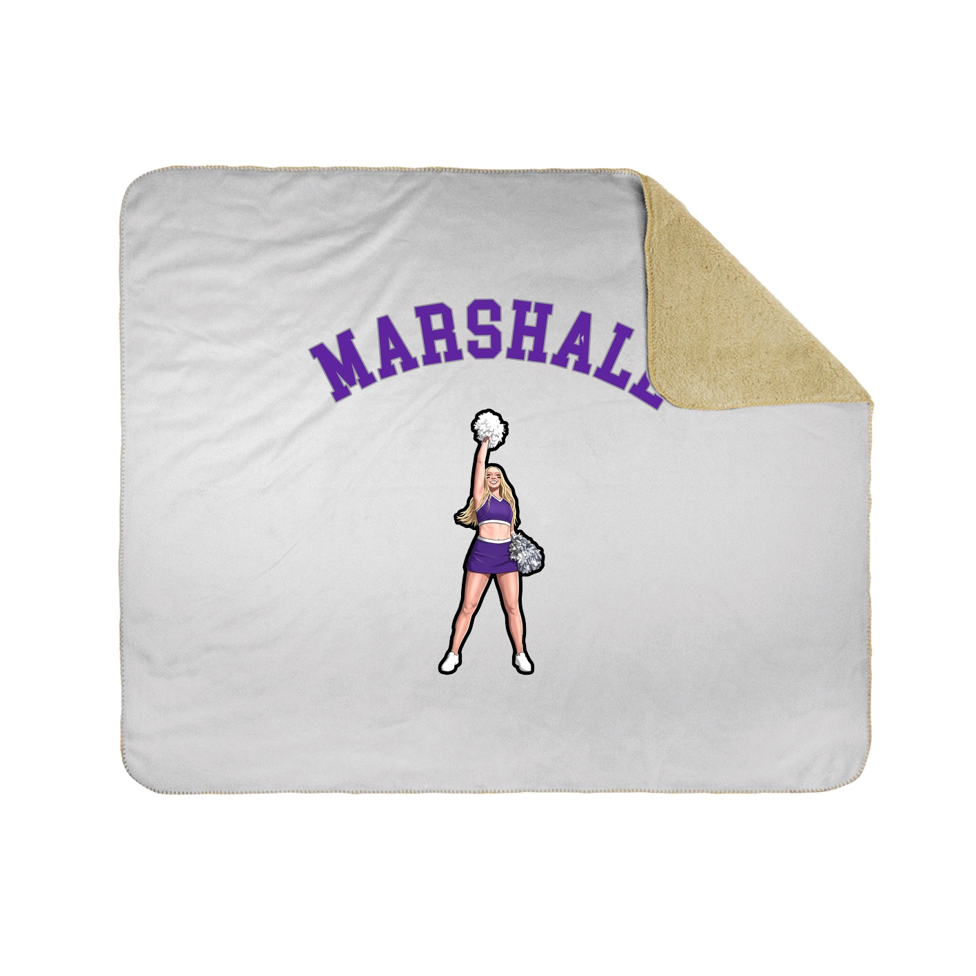 Throw Blanket — Shirsey Arch in White