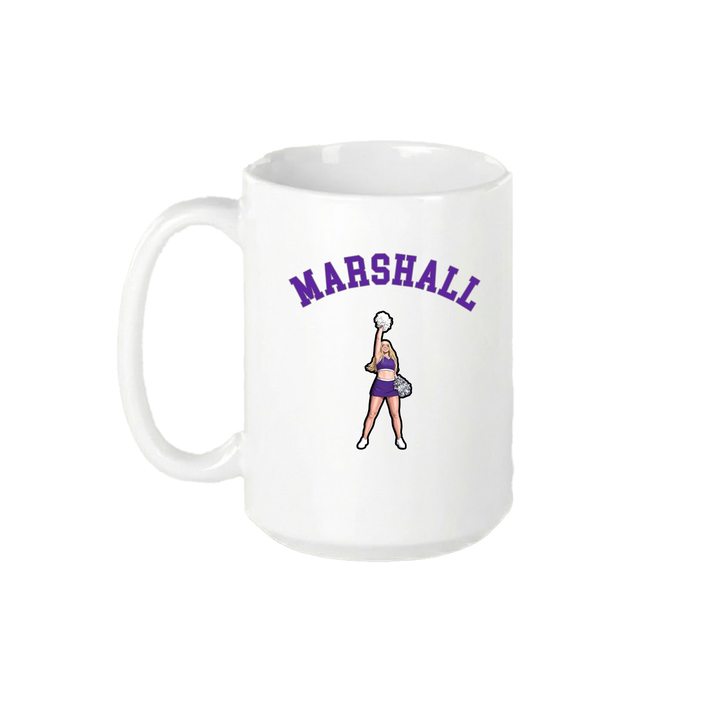 15oz Coffee Mug — Shirsey Arch in White