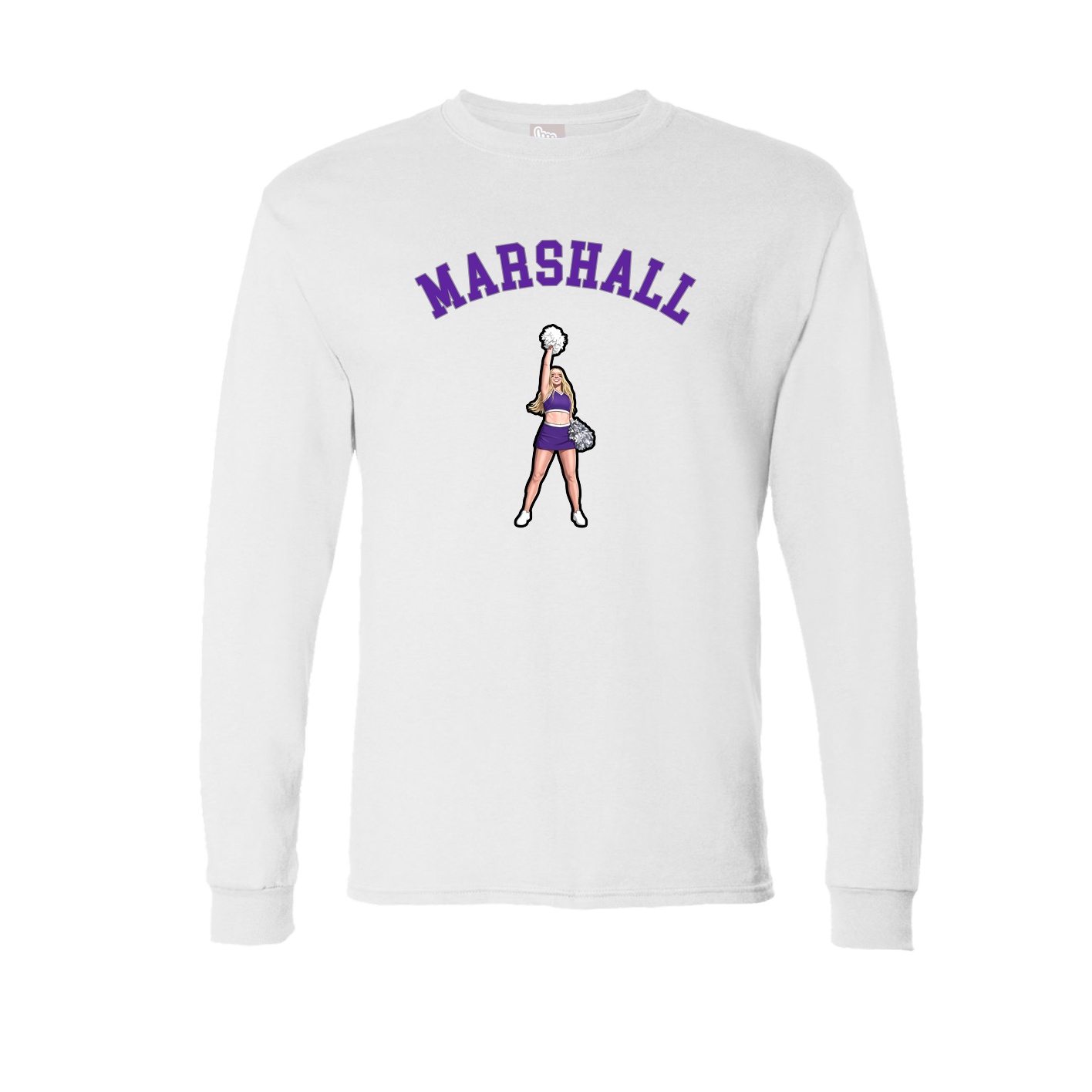 Long Sleeve Tee — Shirsey Arch in White