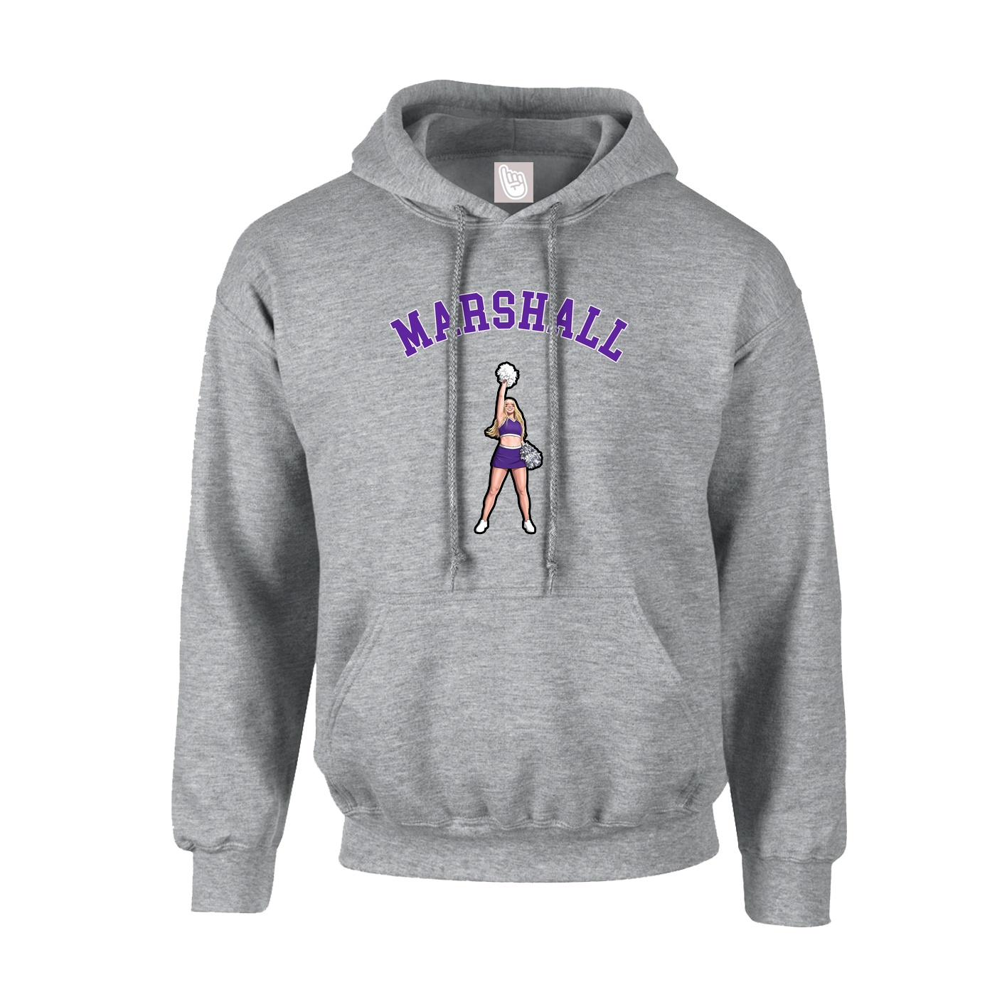 Youth Hoodie — Shirsey Arch in Grey