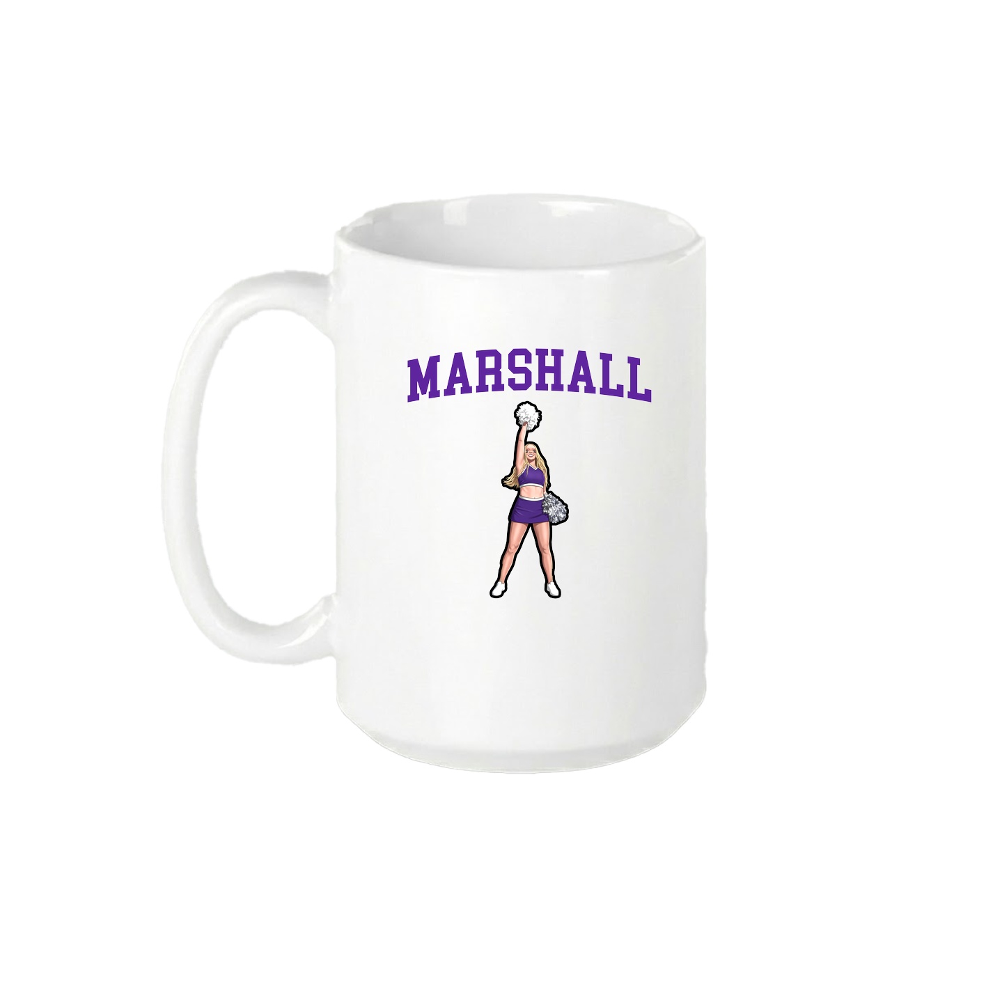 15oz Coffee Mug — Shirsey in White