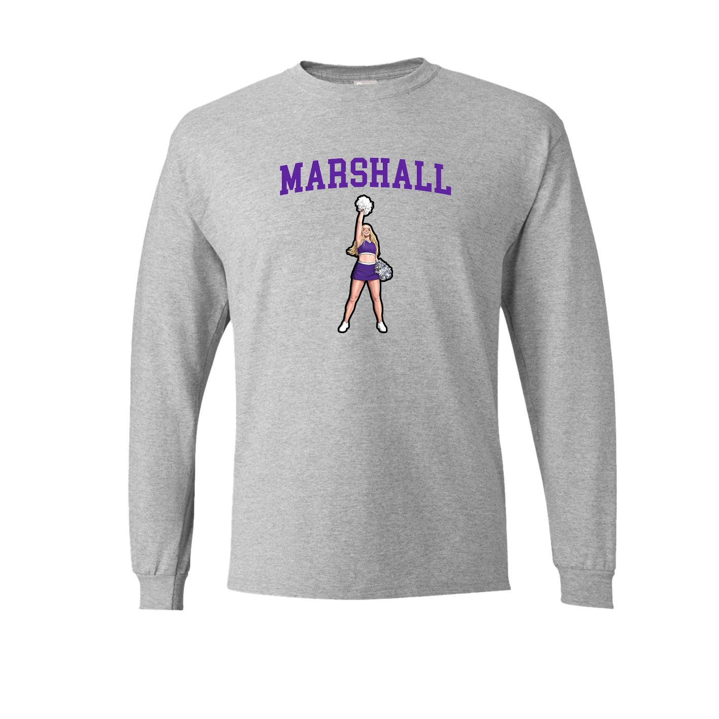 Long Sleeve Tee — Shirsey in Grey