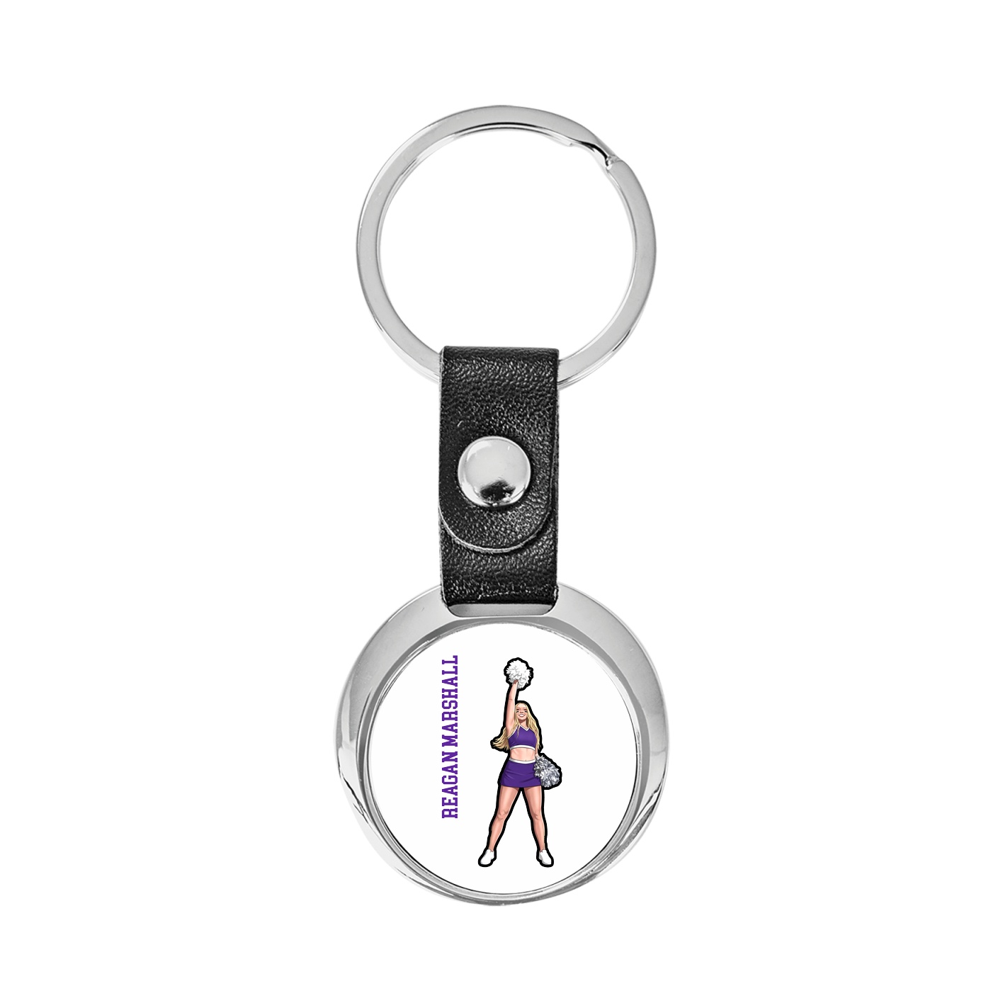 Key Chain — Name Vertical in Classic