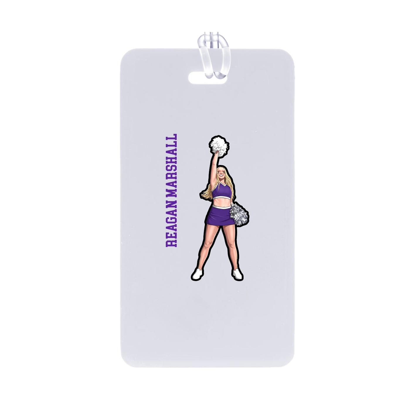 Bag Tag — Name Vertical in Classic