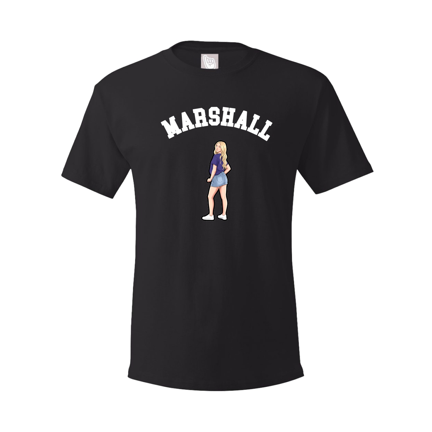 Youth Tee — Shirsey Arch in Black