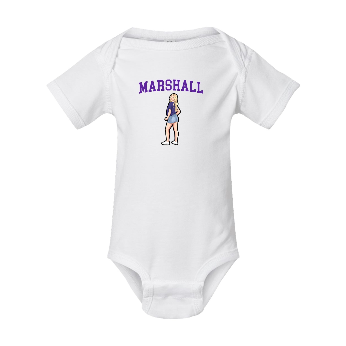 Baby Onesie — Shirsey in White
