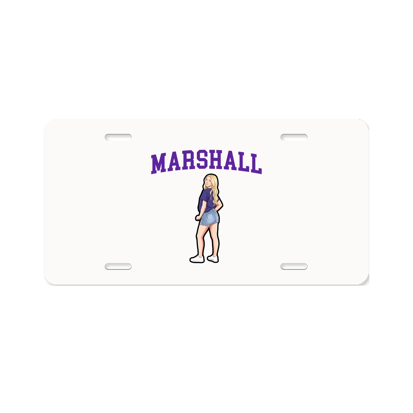 License Plate — Shirsey in Classic