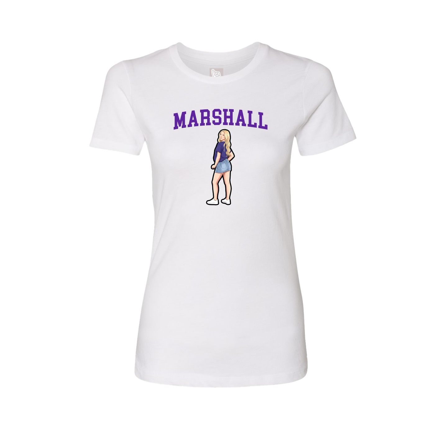 Fitted Women's Tee — Shirsey in White