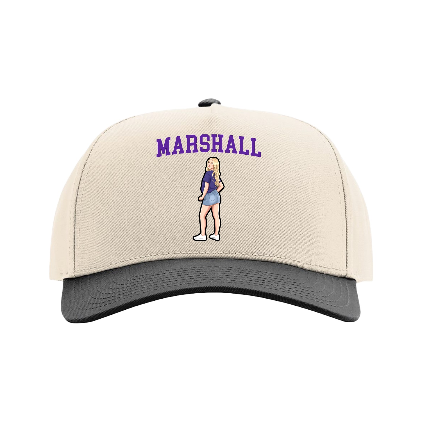 Full Fabric Five-Panel Champ Cap