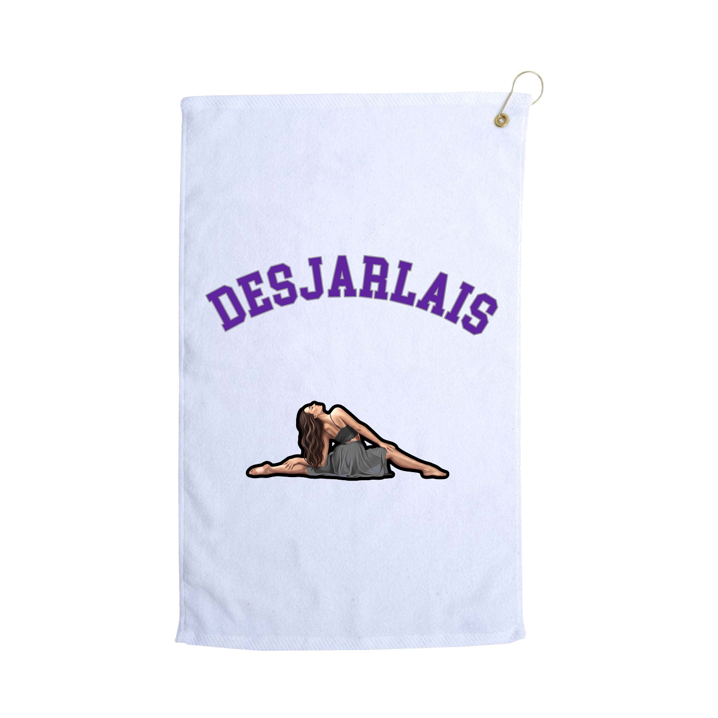Golf Towel — Shirsey Arch in White