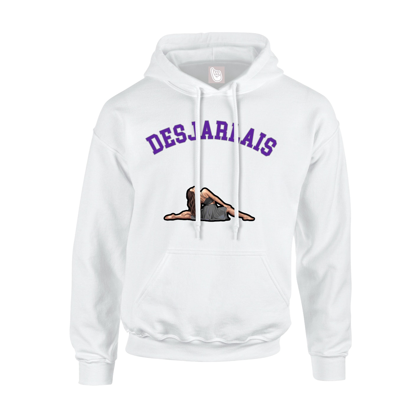 Hoodie — Shirsey Arch in White