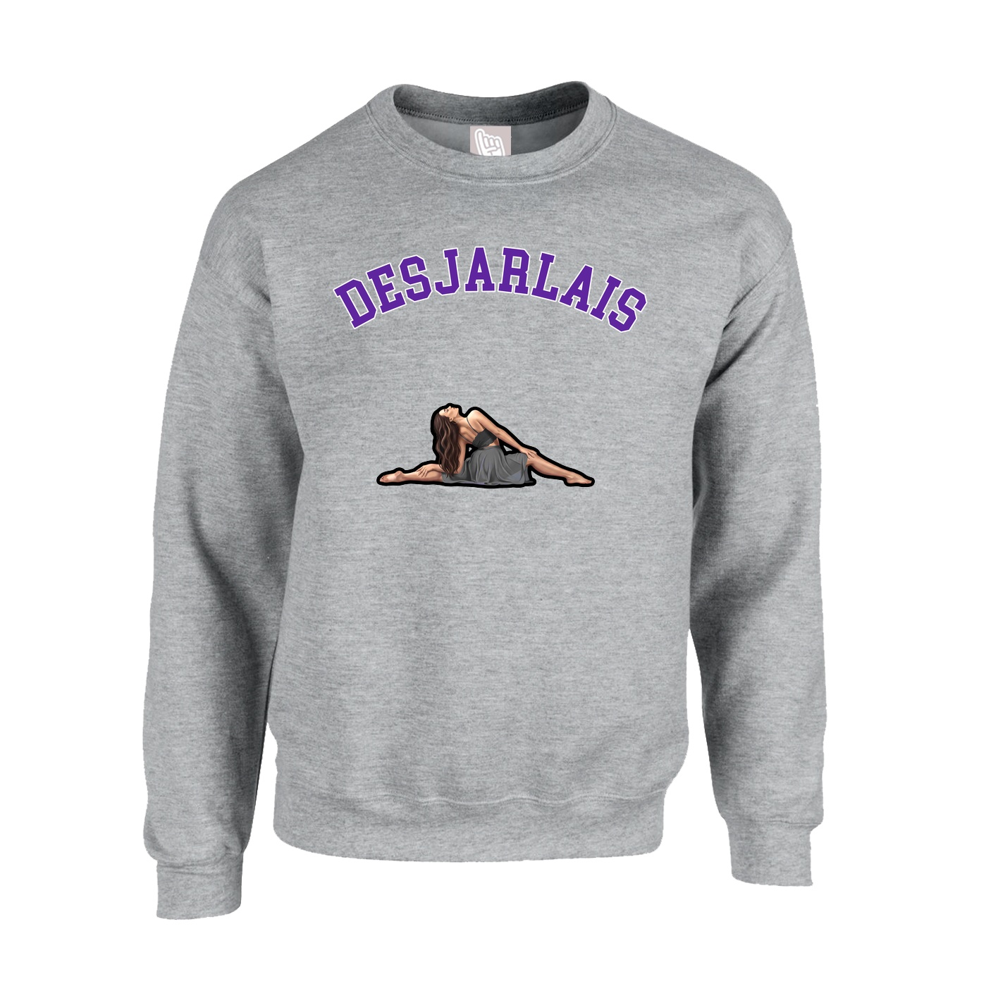 Fleece Crew — Shirsey Arch in Grey