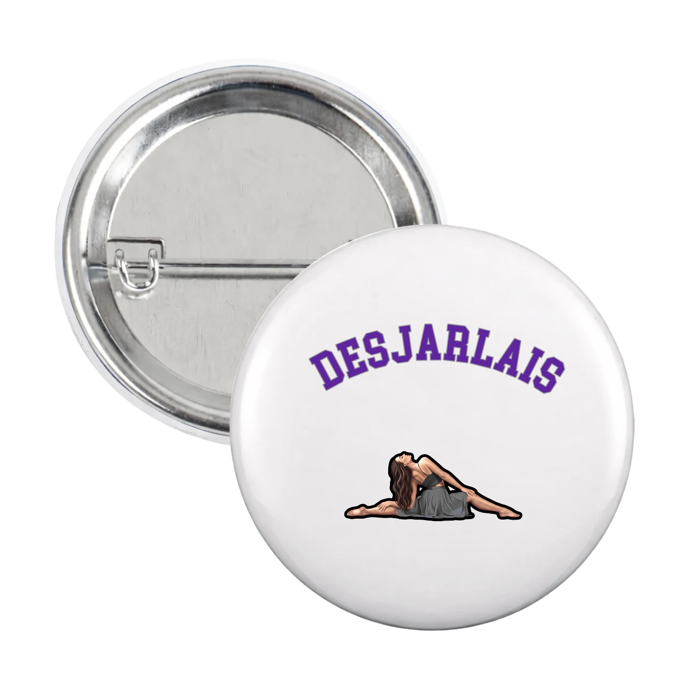 Game Day Button — Shirsey Arch in White