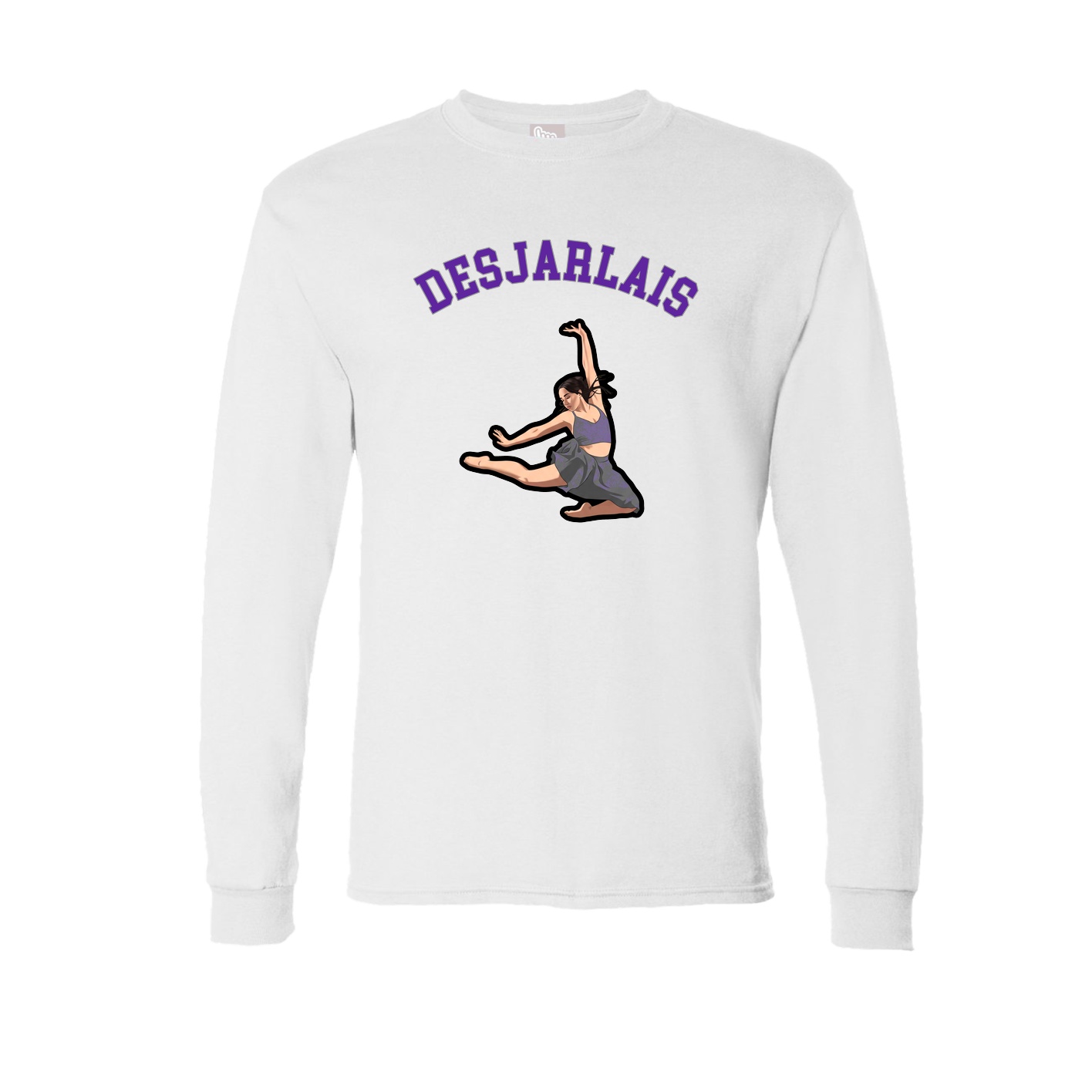 Long Sleeve Tee — Shirsey Arch in White