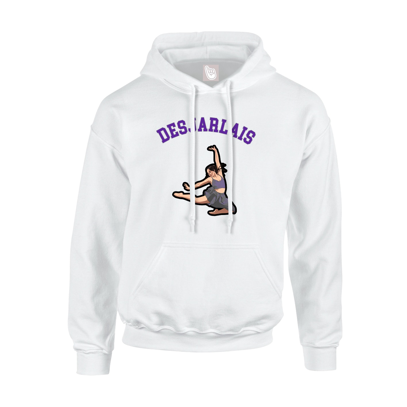Youth Hoodie — Shirsey Arch in White