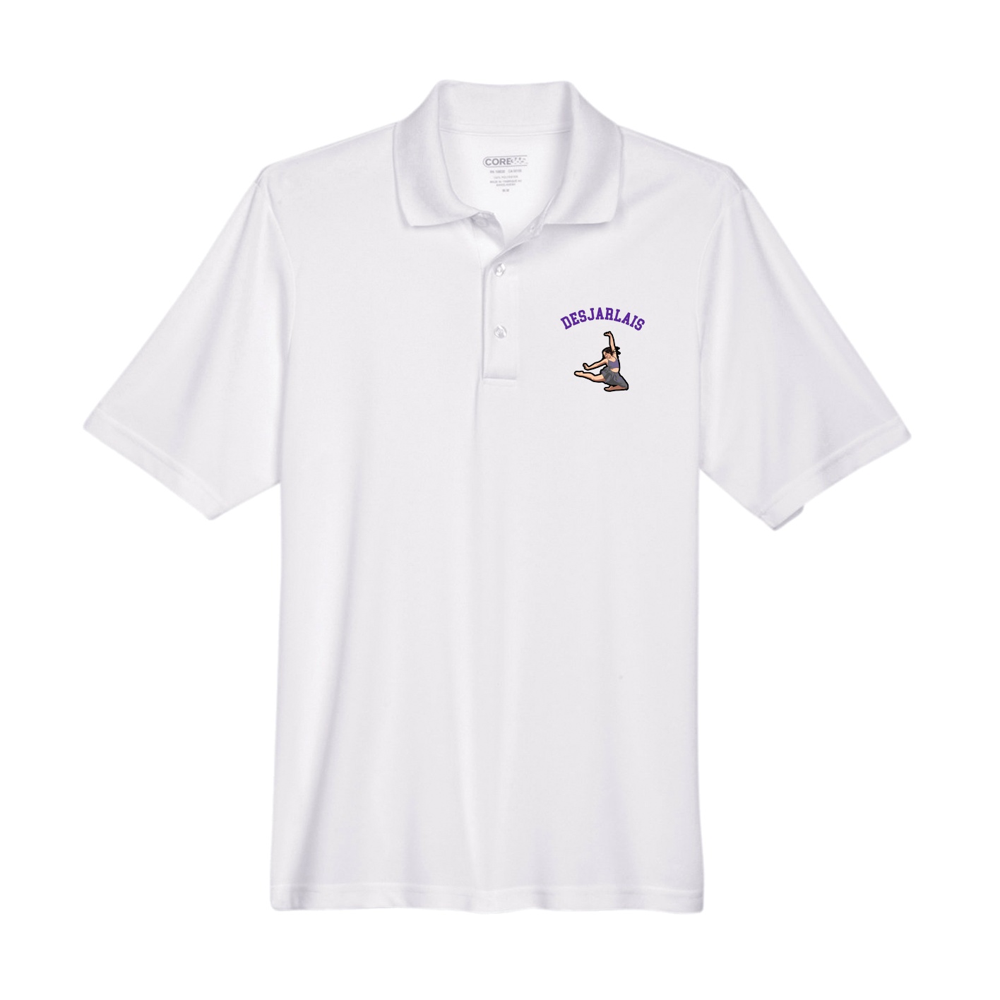 Performance Polo — Shirsey Arch in White