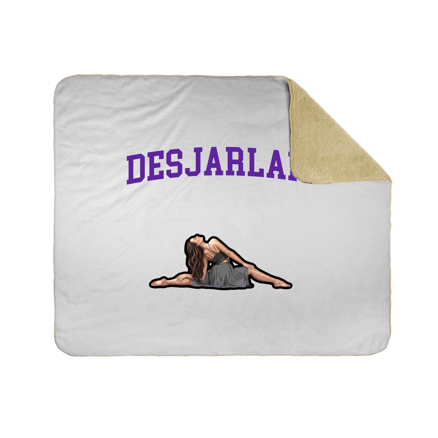 Throw Blanket — Shirsey in White