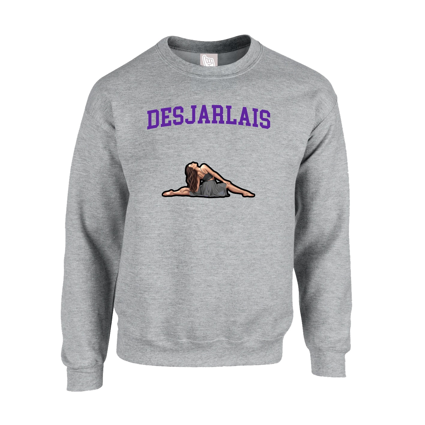 Fleece Crew — Shirsey in Grey