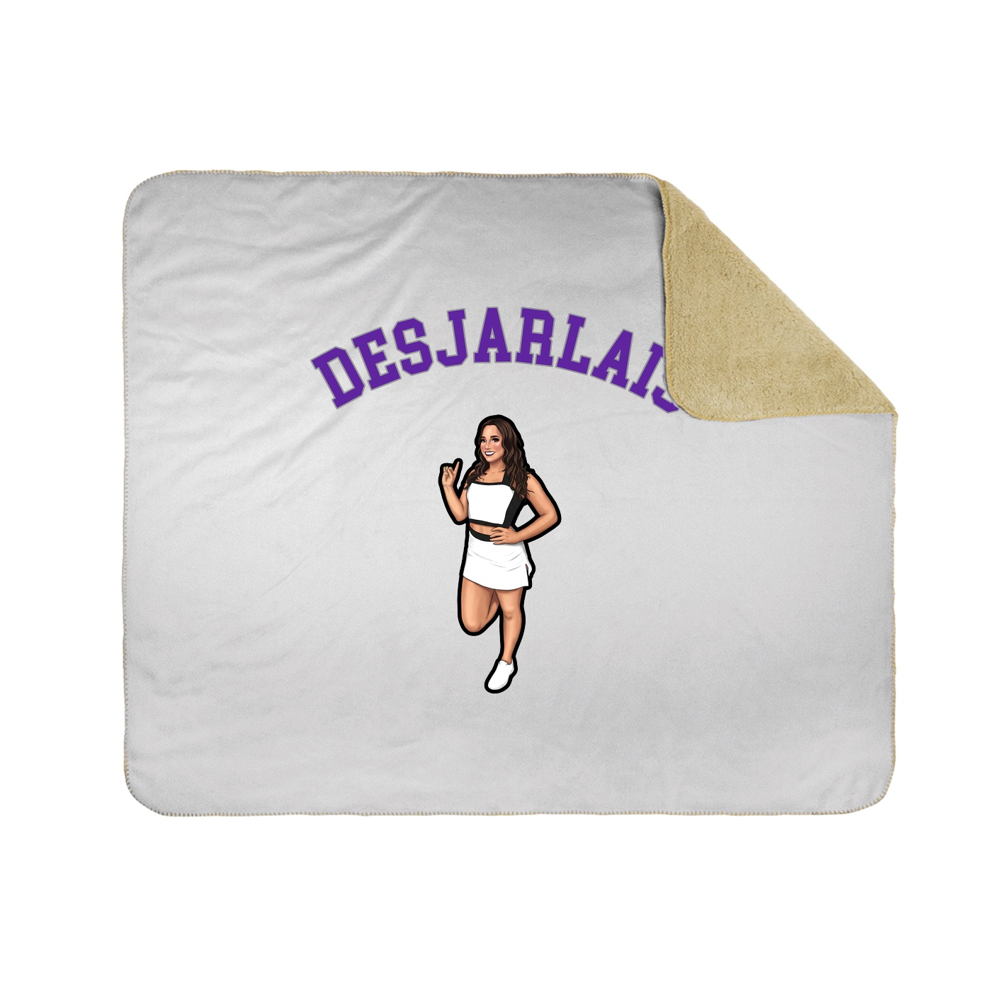 Throw Blanket — Shirsey Arch in White