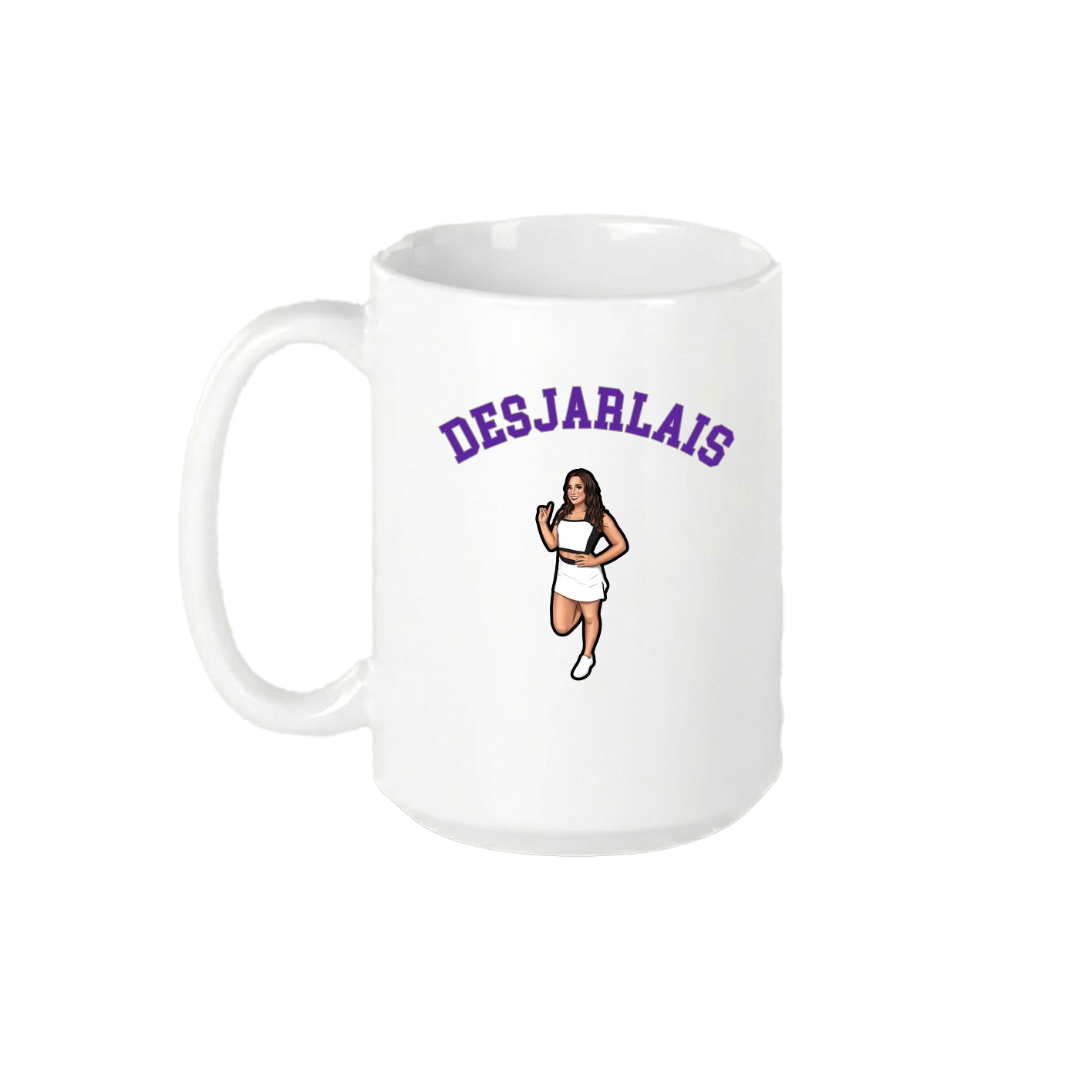 15oz Coffee Mug — Shirsey Arch in White